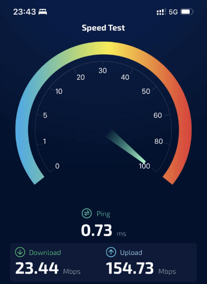 5G网络测速